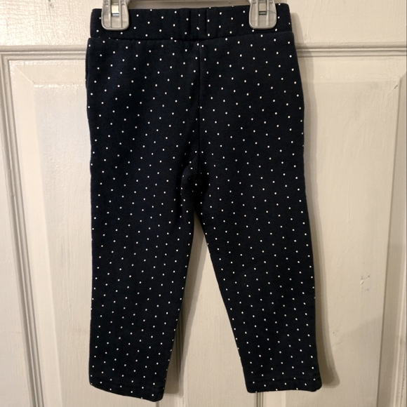 Baby Gap Navy Polka Dot Sweatpants Size 3T - Picture 2 of 3